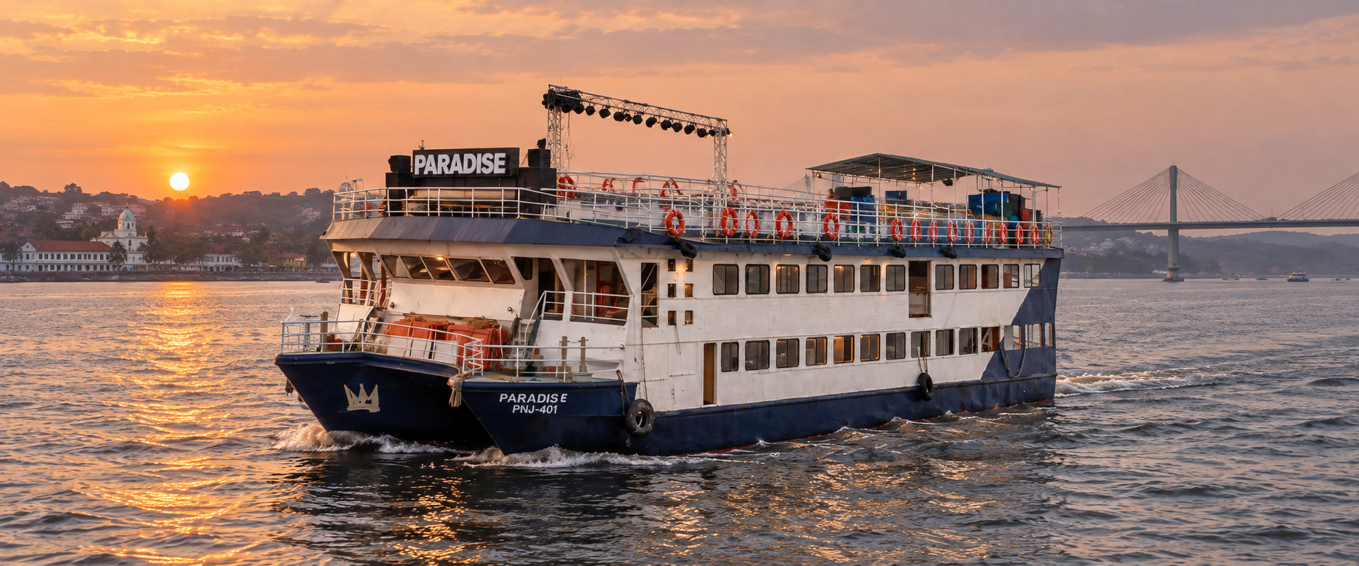 Premium Sunset and Party Cruise Goa