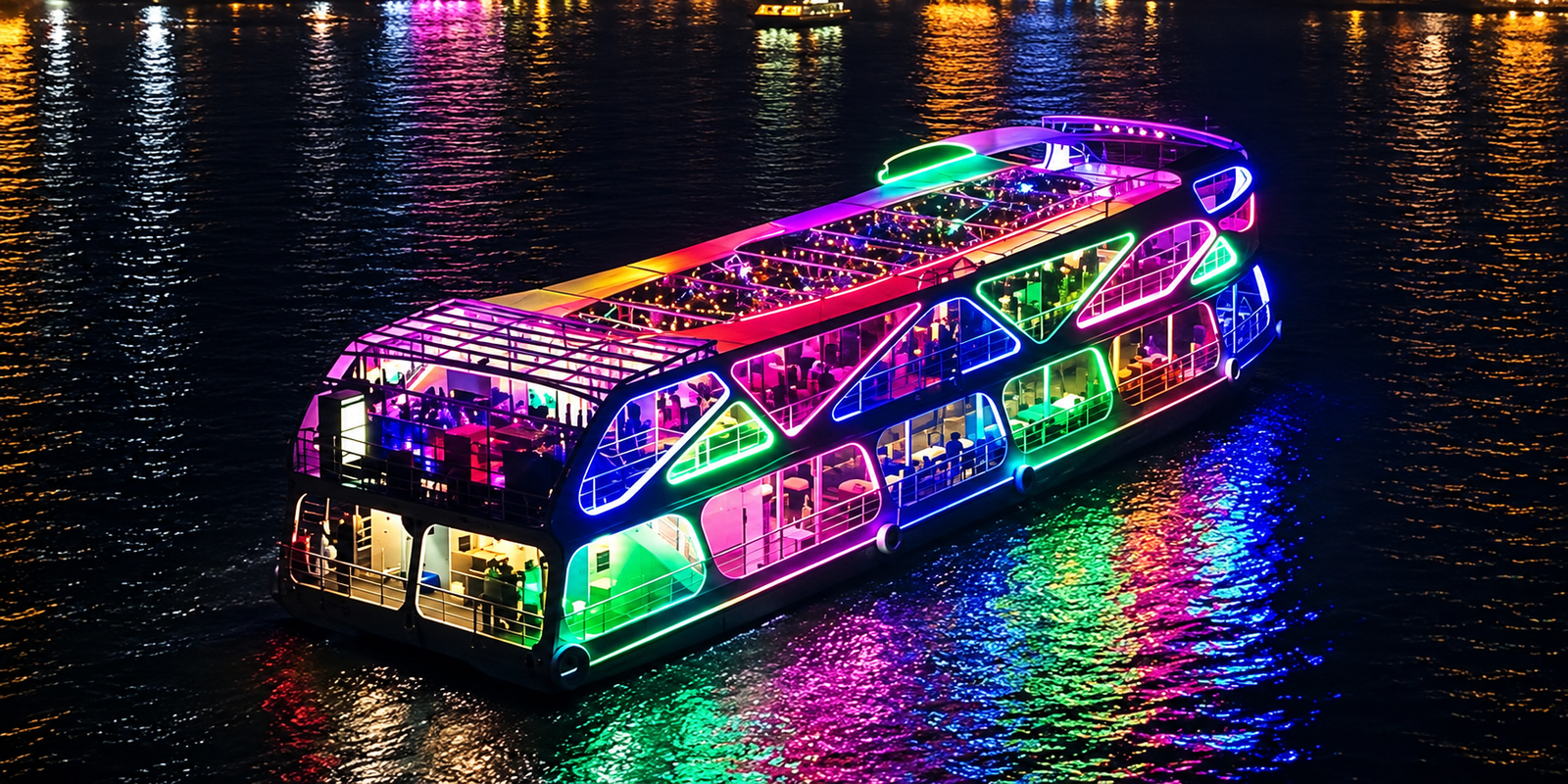 Royal Club Dinner Cruise Goa with Colourful Night Lights